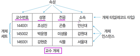 데이터 모델의 구성 요소 & 표시 요소