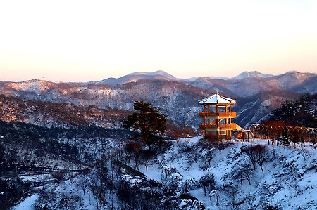 스치며.. 눈길 몇장.. 붕어섬주변
