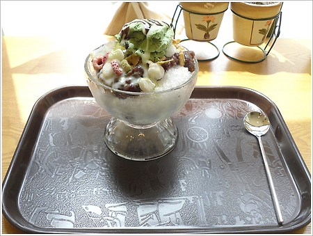녹차빙수