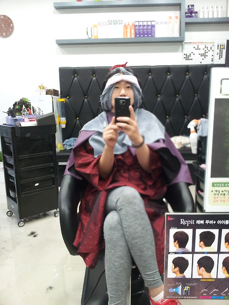 쭈이쭈이 머리하기~