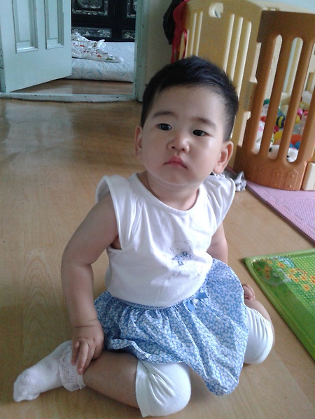 치마입고 찰칵!