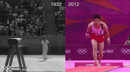 80년대 체조 금메달과 양학선 비교