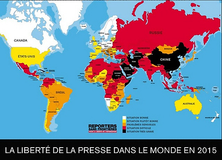 2015 세계 언론 자유도 지수