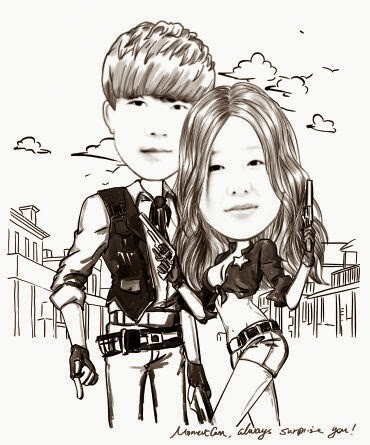 [MomentCam]사진으로 그림과 이모티콘으로 만들어주는 어플~