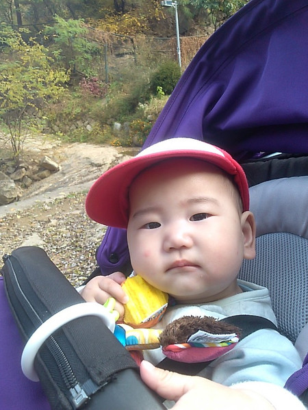 유모차타고 등산~
