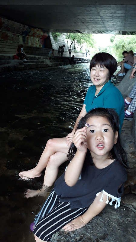 엄마빠와 청계천