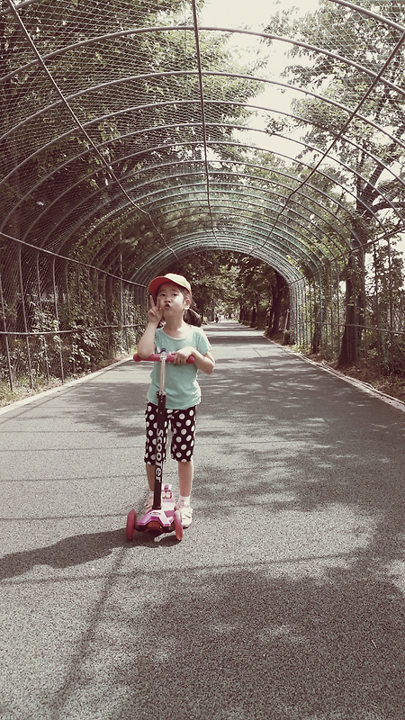 도연이는 씽씽, 아빤 자전거