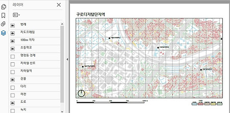 QGIS에서 레이어로 구분된 PDF 만들기