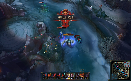 [리그 오브 레전드(롤)] 겨울 URF 펜타킬 : 애니, 쉔