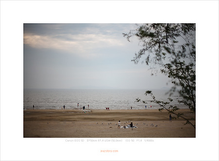 방아머리 해수욕장 - 해변에서 (Canon 5D)
