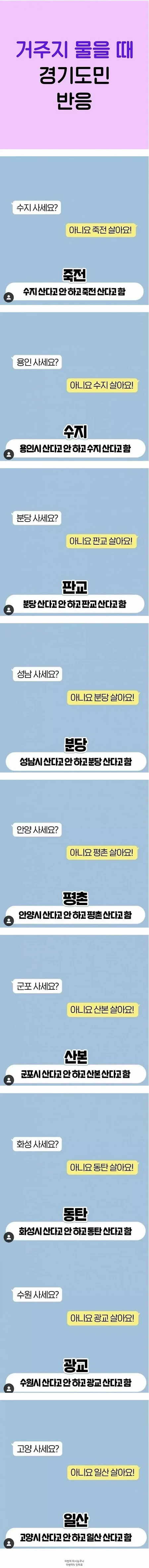 경기도 신도시 사는 사람들의 특징(feat. 집값)