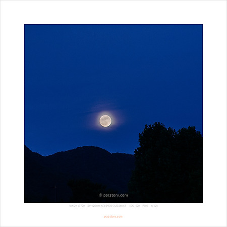 달 빛 저녁 (니콘 D700)