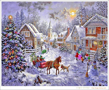니키 베이미(Nicky Boehme)의 크리스마스 풍경