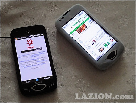 T옴니아2, 스마트폰용 새로운 2가지 웹브라우저 살펴보기