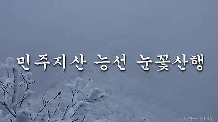 각호산 - 민주지산 - 석기봉 - 삼도봉 (눈꽃이 너무나 아름다웠던 날)