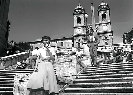 로마의 휴일에서의 오드리 헵번(Audrey Hepburn)
