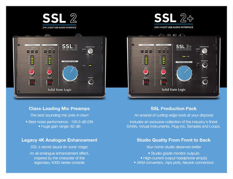 Solid State Logic / SSL 2 & SSL 2+