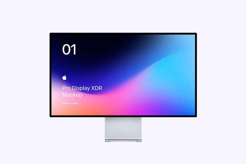 Free Apple Pro Display XDR Mockup (PSD)