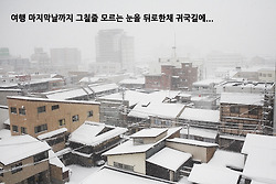 여행 마지막날까지 그칠줄 모르는 눈을 뒤로한 채 귀국길에...