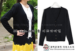 [위드블로그 위블데일리룩]봄코디패션 JC style 리라숏니트가디건