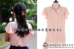 [위드블로그 위블데일리룩]봄코디패션 투에프비 시크릿타임 레이스블라우스