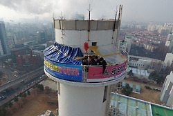 423일째 고공농성에 단식도 나몰라라...?