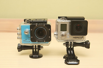 고프로3(Hero3+) VS 짭프로 SJ5000 WIFI 비교