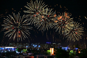 서울 불꽃축제 그리고 광화문(청계천) 여행 후기~