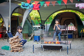 캠핑 생 초짜 아빠의 글램핑 체험기. 그리고 사진...