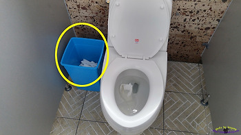 화장지를 반드시 변기에 버려야 하는 이유