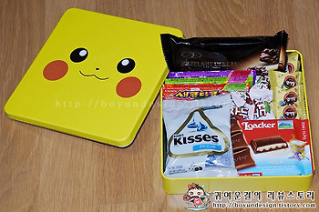 [화이트데이 선물 추천]포켓몬고 편의점 세븐일레븐 피카츄 틴케이스 DIY